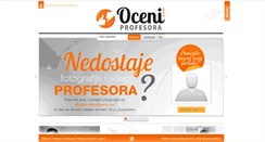 Desktop Screenshot of oceniprofesora.com