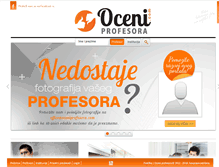 Tablet Screenshot of oceniprofesora.com